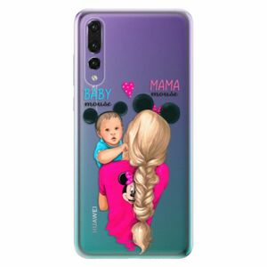Odolné silikonové pouzdro iSaprio - Mama Mouse Blonde and Boy - Huawei P20 Pro obraz