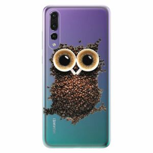 Odolné silikonové pouzdro iSaprio - Owl And Coffee - Huawei P20 Pro obraz