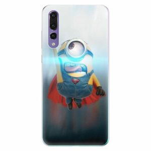 Odolné silikonové pouzdro iSaprio - Mimons Superman 02 - Huawei P20 Pro obraz
