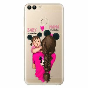 Odolné silikonové pouzdro iSaprio - Mama Mouse Brunette and Girl - Huawei P Smart obraz