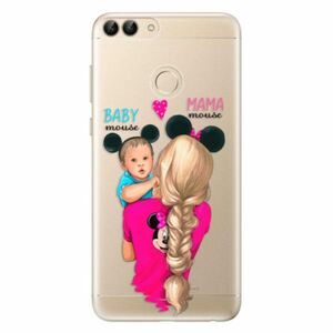 Odolné silikonové pouzdro iSaprio - Mama Mouse Blonde and Boy - Huawei P Smart obraz