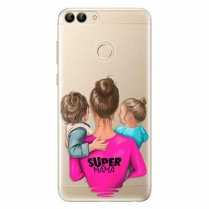 Odolné silikonové pouzdro iSaprio - Super Mama - Boy and Girl - Huawei P Smart obraz