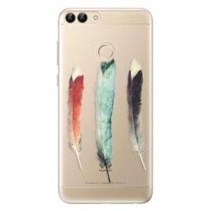 Odolné silikonové pouzdro iSaprio - Three Feathers - Huawei P Smart obraz