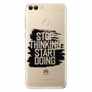 Odolné silikonové pouzdro iSaprio - Start Doing - black - Huawei P Smart obraz