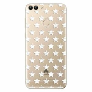 Odolné silikonové pouzdro iSaprio - Stars Pattern - white - Huawei P Smart obraz