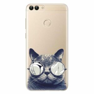 Odolné silikonové pouzdro iSaprio - Crazy Cat 01 - Huawei P Smart obraz