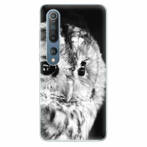 Odolné silikonové pouzdro iSaprio - BW Owl - Xiaomi Mi 10 / Mi 10 Pro obraz