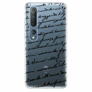 Odolné silikonové pouzdro iSaprio - Handwriting 01 - black - Xiaomi Mi 10 / Mi 10 Pro obraz