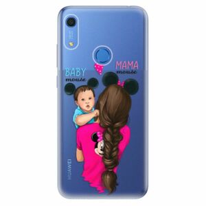 Odolné silikonové pouzdro iSaprio - Mama Mouse Brunette and Boy - Huawei Y6s obraz