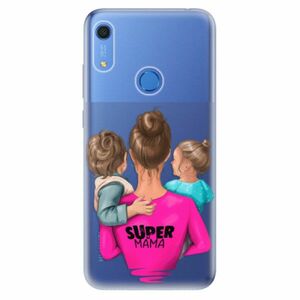 Odolné silikonové pouzdro iSaprio - Super Mama - Boy and Girl - Huawei Y6s obraz