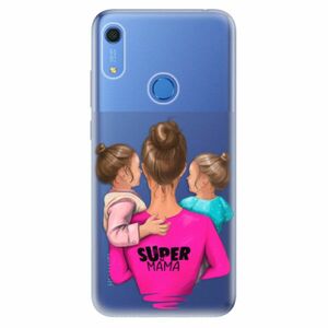 Odolné silikonové pouzdro iSaprio - Super Mama - Two Girls - Huawei Y6s obraz