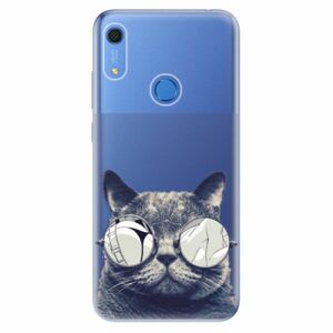 Odolné silikonové pouzdro iSaprio - Crazy Cat 01 - Huawei Y6s obraz