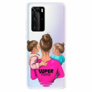Odolné silikonové pouzdro iSaprio - Super Mama - Two Girls - Huawei P40 Pro obraz