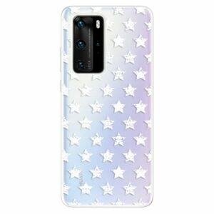 Odolné silikonové pouzdro iSaprio - Stars Pattern - white - Huawei P40 Pro obraz