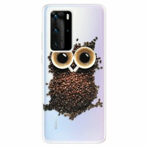 Odolné silikonové pouzdro iSaprio - Owl And Coffee - Huawei P40 Pro obraz