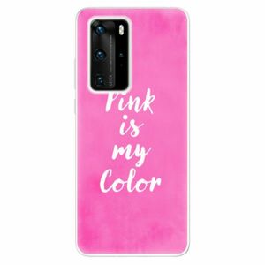 Odolné silikonové pouzdro iSaprio - Pink is my color - Huawei P40 Pro obraz
