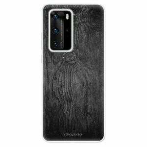Odolné silikonové pouzdro iSaprio - Black Wood 13 - Huawei P40 Pro obraz