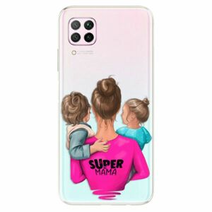 Odolné silikonové pouzdro iSaprio - Super Mama - Boy and Girl - Huawei P40 Lite obraz