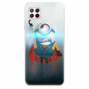 Odolné silikonové pouzdro iSaprio - Mimons Superman 02 - Huawei P40 Lite obraz
