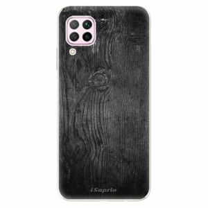 Odolné silikonové pouzdro iSaprio - Black Wood 13 - Huawei P40 Lite obraz