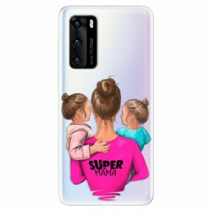 Odolné silikonové pouzdro iSaprio - Super Mama - Two Girls - Huawei P40 obraz