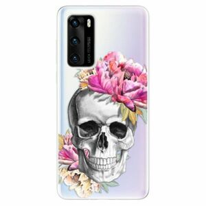 Odolné silikonové pouzdro iSaprio - Pretty Skull - Huawei P40 obraz