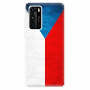 Odolné silikonové pouzdro iSaprio - Czech Flag - Huawei P40 obraz