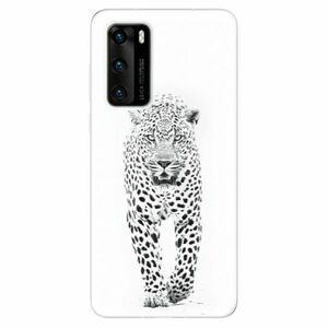 Odolné silikonové pouzdro iSaprio - White Jaguar - Huawei P40 obraz