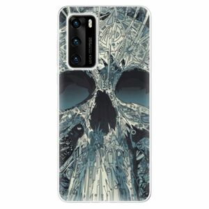 Odolné silikonové pouzdro iSaprio - Abstract Skull - Huawei P40 obraz