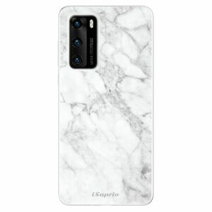 Odolné silikonové pouzdro iSaprio - SilverMarble 14 - Huawei P40 obraz
