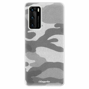 Odolné silikonové pouzdro iSaprio - Gray Camuflage 02 - Huawei P40 obraz