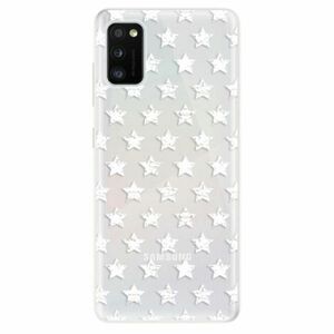 Odolné silikonové pouzdro iSaprio - Stars Pattern - white - Samsung Galaxy A41 obraz