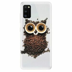 Odolné silikonové pouzdro iSaprio - Owl And Coffee - Samsung Galaxy A41 obraz