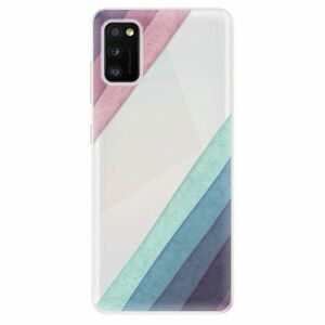 Odolné silikonové pouzdro iSaprio - Glitter Stripes 01 - Samsung Galaxy A41 obraz