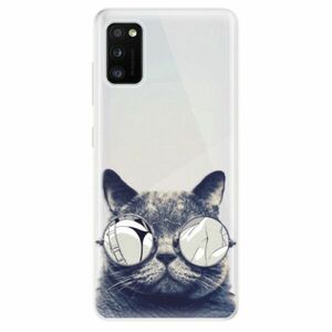 Odolné silikonové pouzdro iSaprio - Crazy Cat 01 - Samsung Galaxy A41 obraz