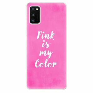 Odolné silikonové pouzdro iSaprio - Pink is my color - Samsung Galaxy A41 obraz