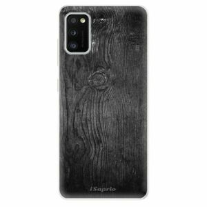 Odolné silikonové pouzdro iSaprio - Black Wood 13 - Samsung Galaxy A41 obraz