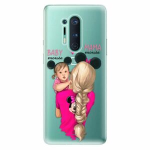 Odolné silikonové pouzdro iSaprio - Mama Mouse Blond and Girl - OnePlus 8 Pro obraz