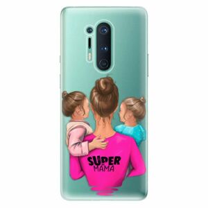 Odolné silikonové pouzdro iSaprio - Super Mama - Two Girls - OnePlus 8 Pro obraz