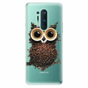 Odolné silikonové pouzdro iSaprio - Owl And Coffee - OnePlus 8 Pro obraz