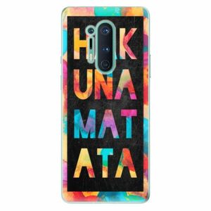 Odolné silikonové pouzdro iSaprio - Hakuna Matata 01 - OnePlus 8 Pro obraz