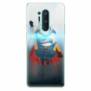Odolné silikonové pouzdro iSaprio - Mimons Superman 02 - OnePlus 8 Pro obraz