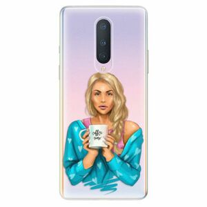 Odolné silikonové pouzdro iSaprio - Coffe Now - Blond - OnePlus 8 obraz
