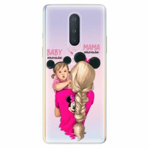 Odolné silikonové pouzdro iSaprio - Mama Mouse Blond and Girl - OnePlus 8 obraz