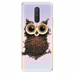 Odolné silikonové pouzdro iSaprio - Owl And Coffee - OnePlus 8 obraz
