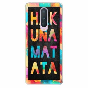 Odolné silikonové pouzdro iSaprio - Hakuna Matata 01 - OnePlus 8 obraz