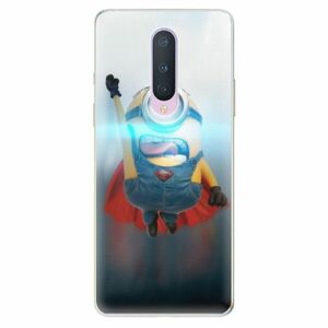 Odolné silikonové pouzdro iSaprio - Mimons Superman 02 - OnePlus 8 obraz