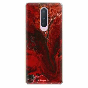Odolné silikonové pouzdro iSaprio - RedMarble 17 - OnePlus 8 obraz