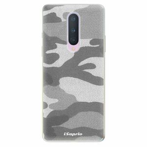 Odolné silikonové pouzdro iSaprio - Gray Camuflage 02 - OnePlus 8 obraz