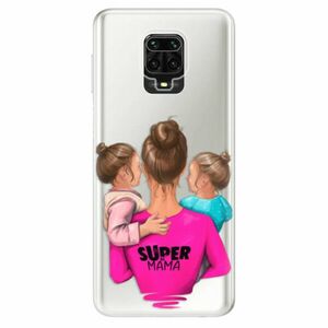 Odolné silikonové pouzdro iSaprio - Super Mama - Two Girls - Xiaomi Redmi Note 9 Pro / Note 9S obraz